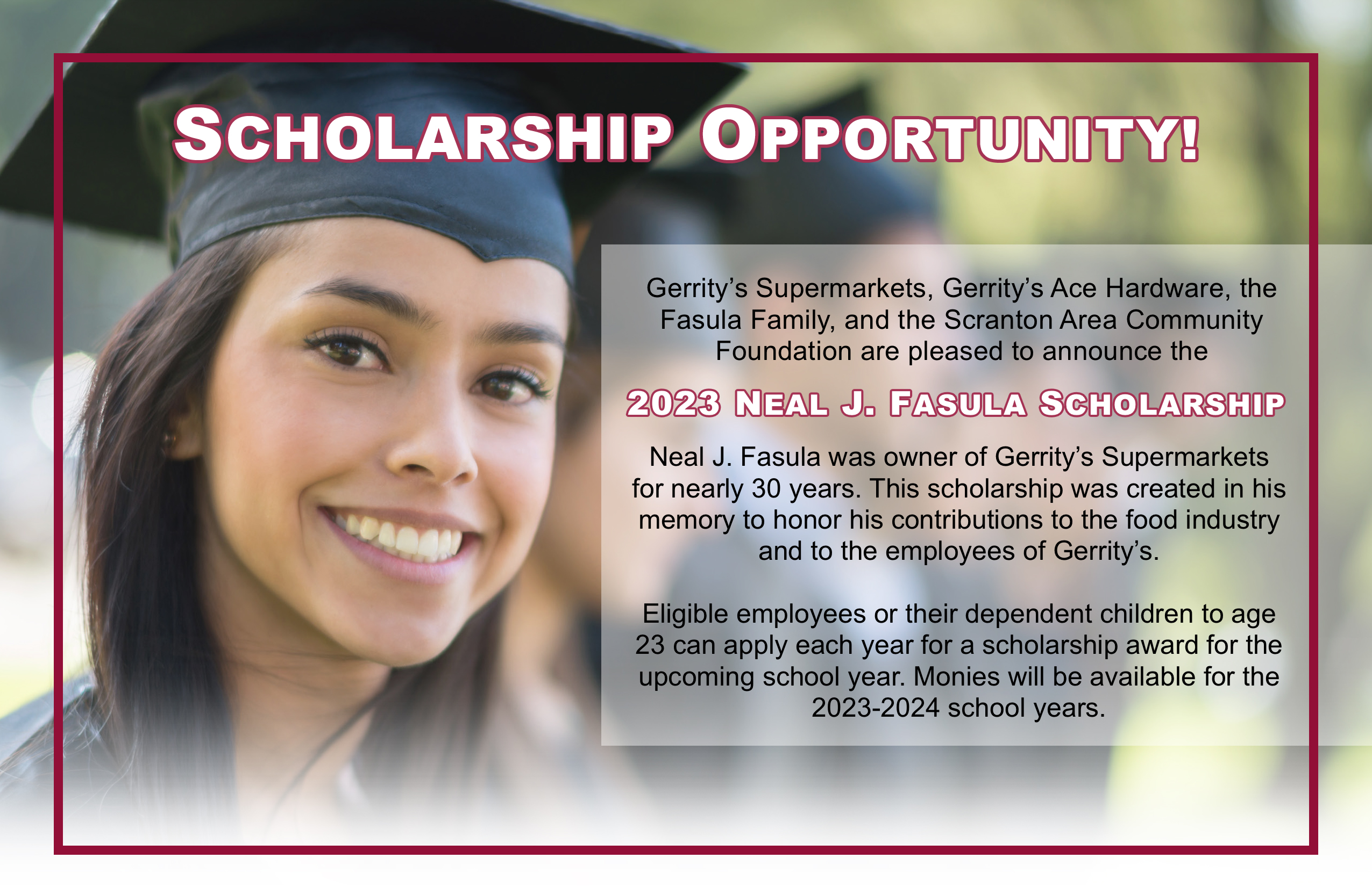 Scholarship Opportunity!